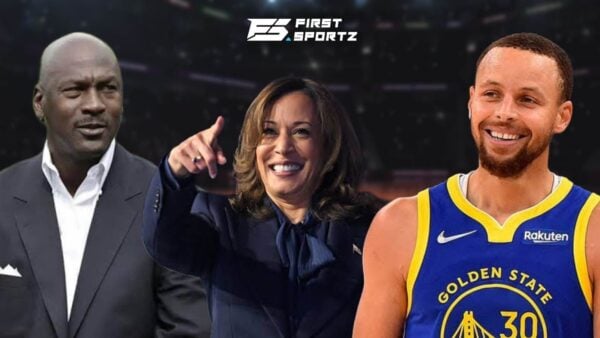 Michael Jordan, Kamala Harris and Steph Curry