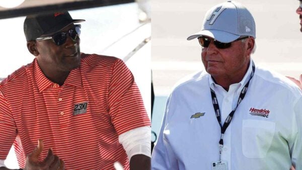 Michael Jordan and Rick Hendrick