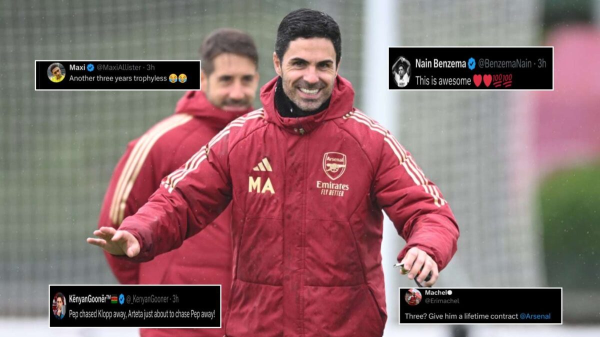 Mikel Arteta fans excited