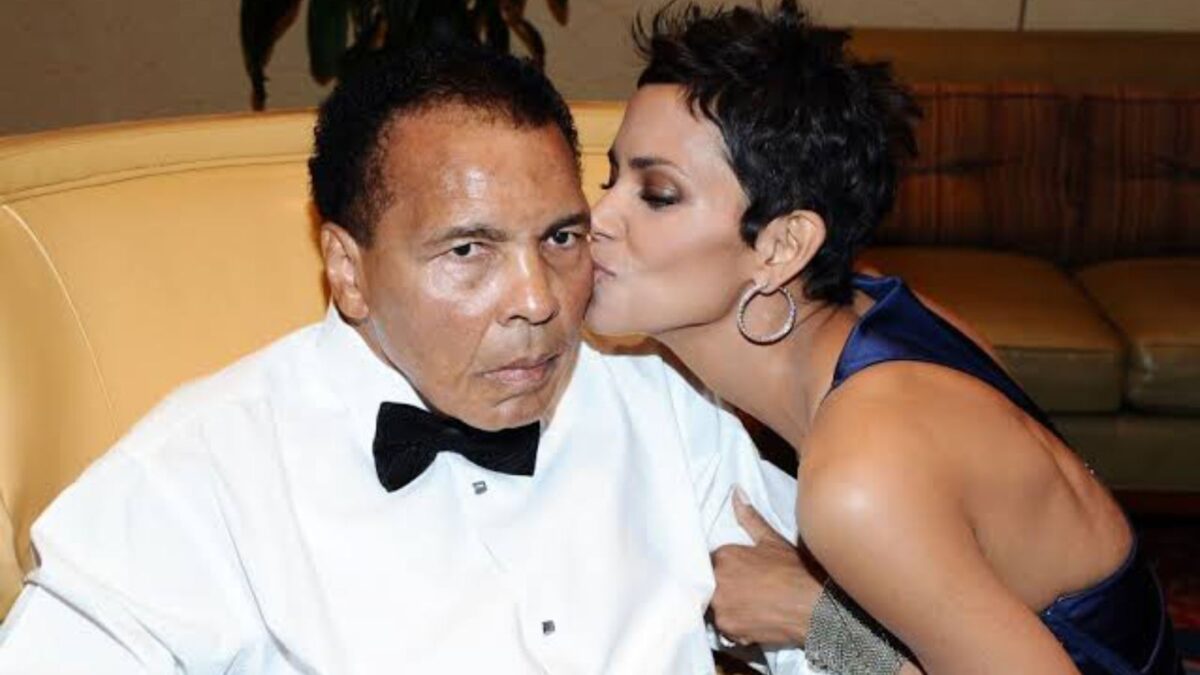 Muhammad Ali and Halle Berry together