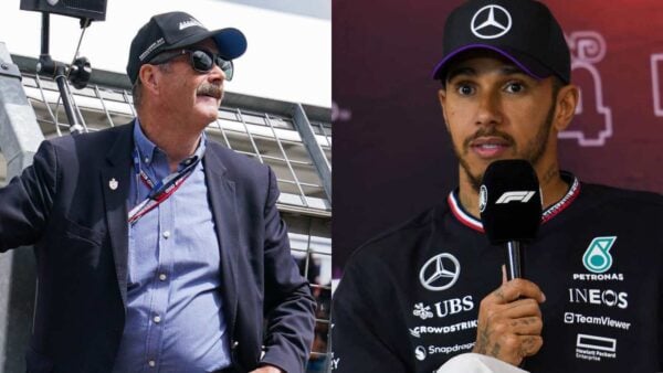 Nigel Mansell and Lewis Hamilton