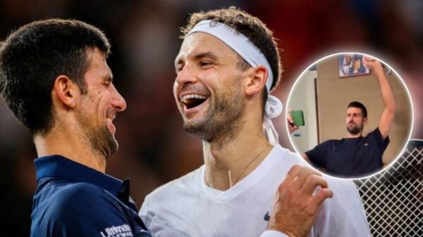 Novak Djokovic and Grigor Dimitrov