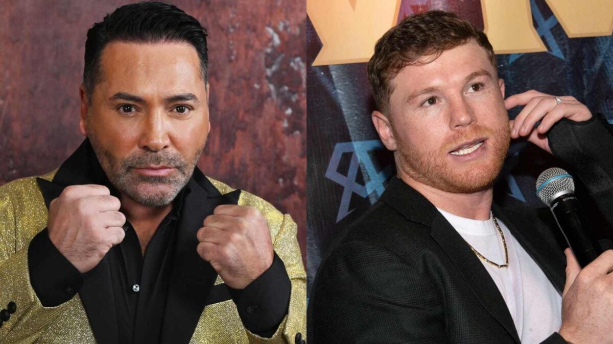 Oscar De La Hoya claps back at Canelo Alvarez