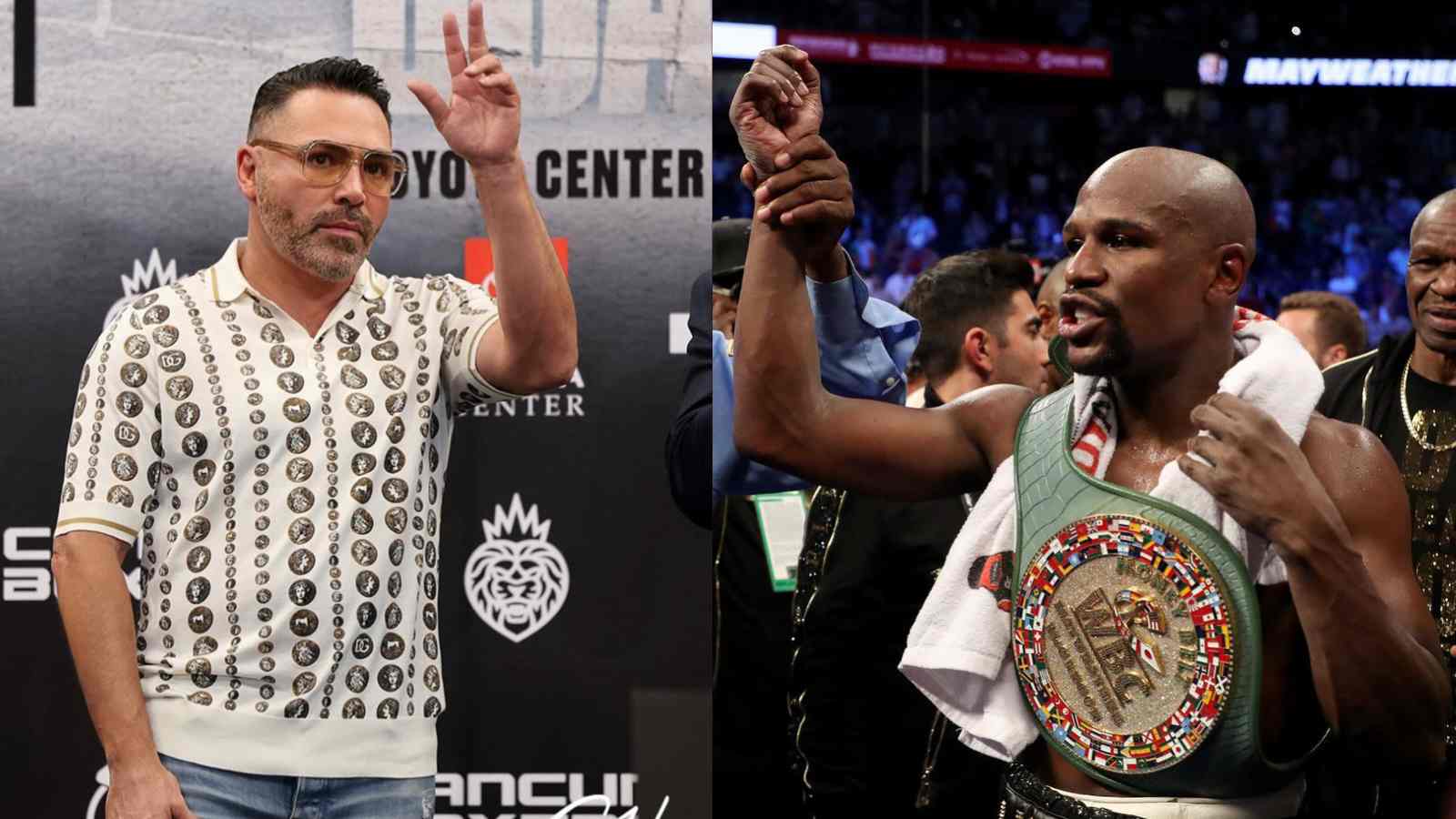 “Stop embarrassing yourself!” Floyd Mayweather gets BLUNT advice from rival Oscar De La Hoya