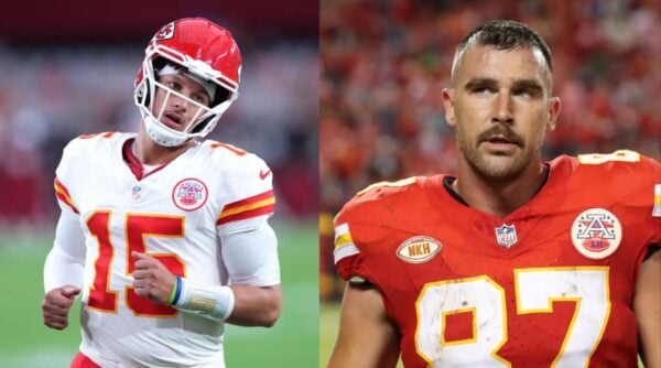 Patrick Mahomes and Travis Kelce