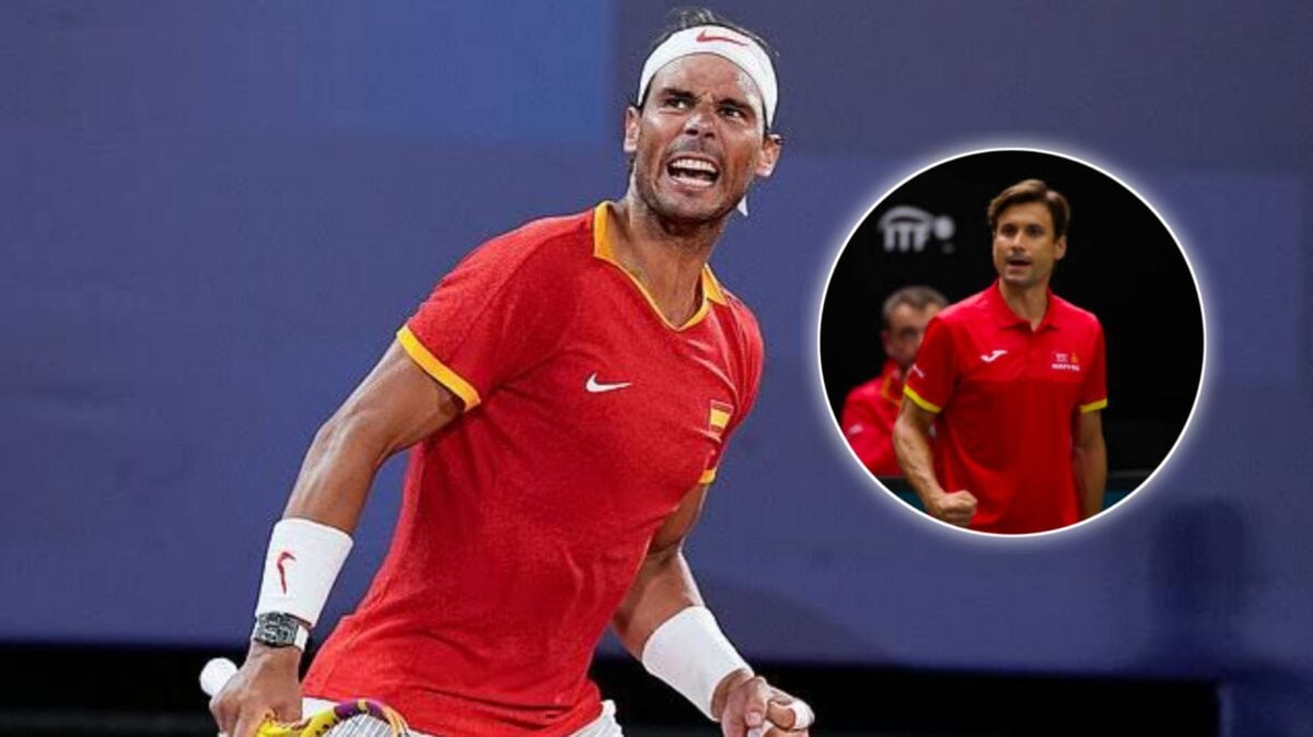 Rafael Nadal and David Ferrer (via Daily Mail/Puntodebreak)