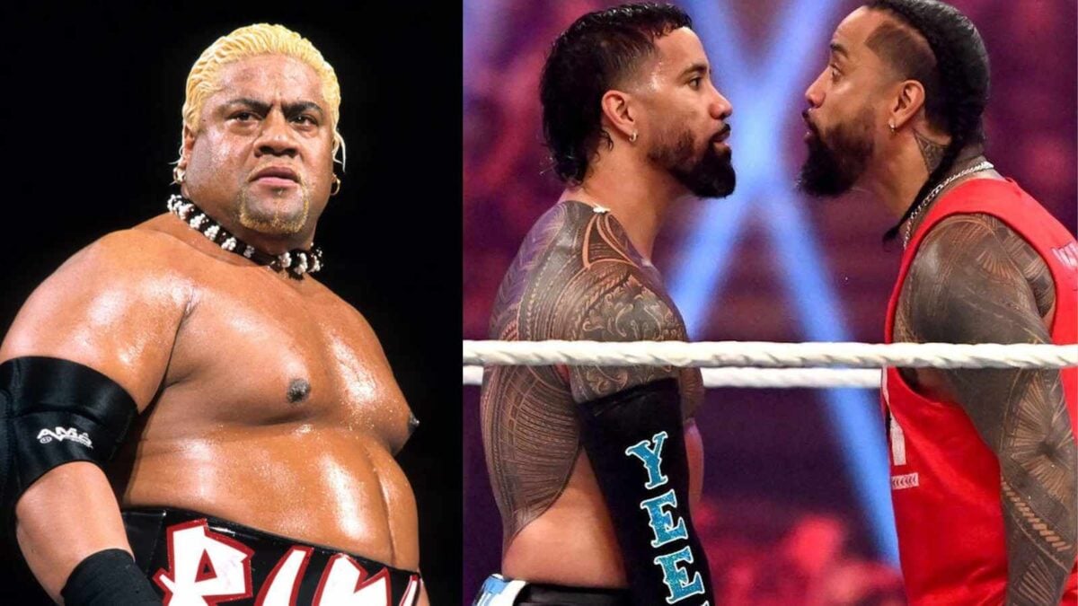 Rikishi, Jey Uso, and Jimmy Uso