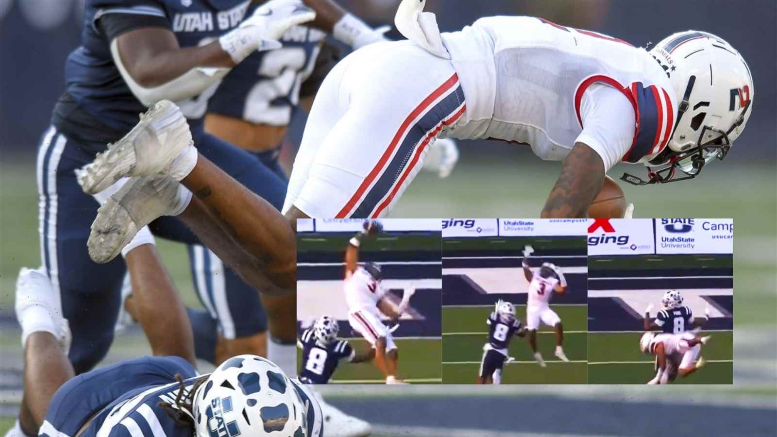 (Video) Rob Carter Jr.’s UNREAL air-borne interception against Utah State sets the internet on fire