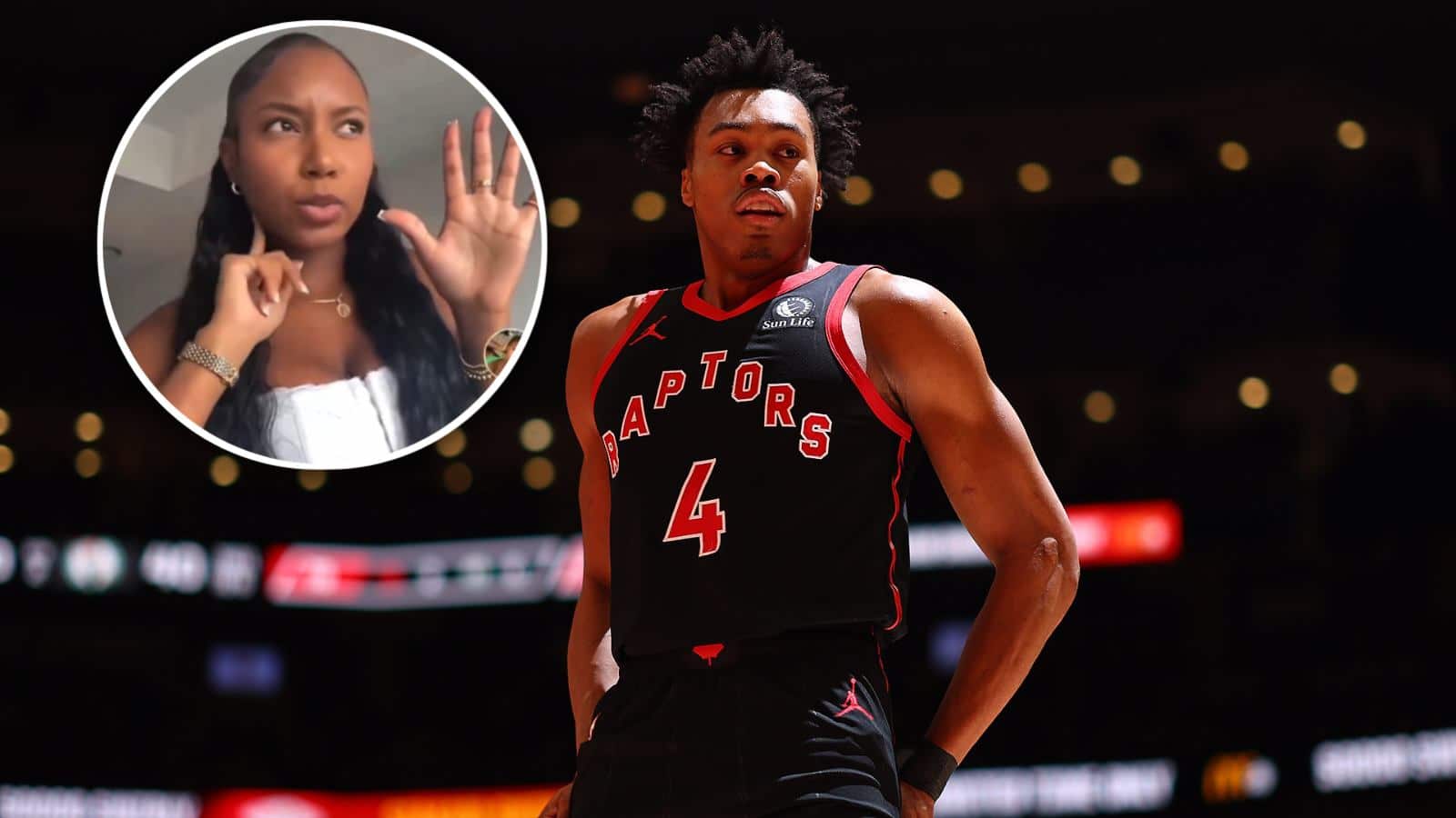 Scottie Barnes’ high-school sweetheart’ BLASTS NBA star for getting ‘white girl’ pregnant