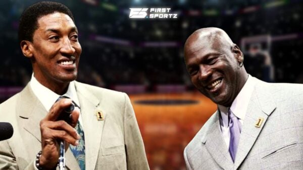 Scottie Pippen and Michael Jordan