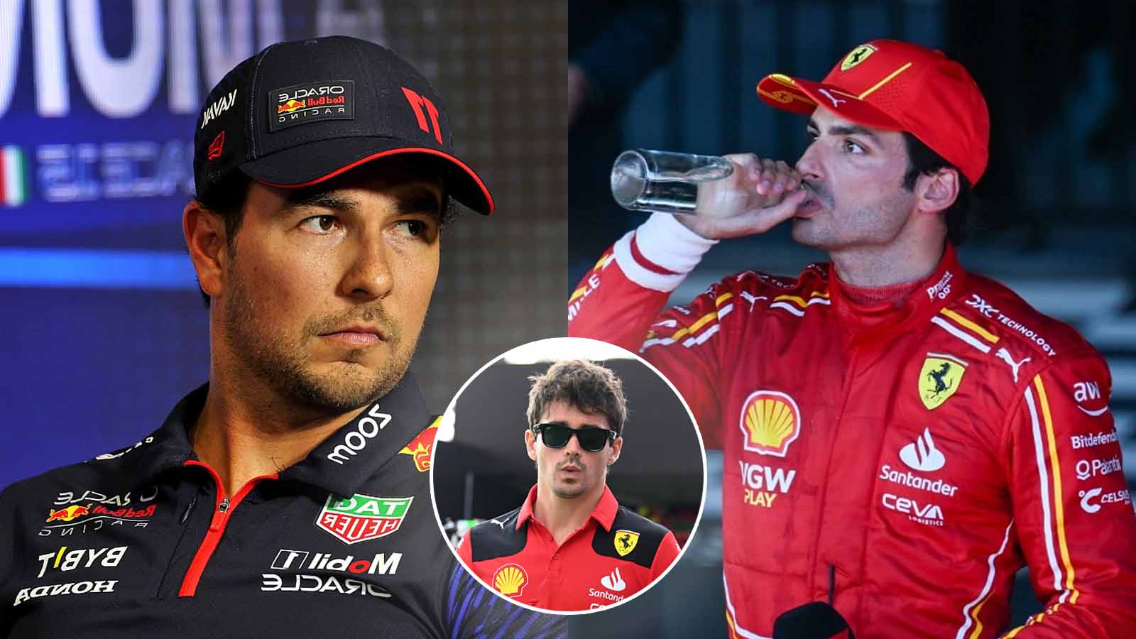 Charles Leclerc labels Carlos Sainz’s DNF a ‘shame’ after last-minute collision with Sergio Perez