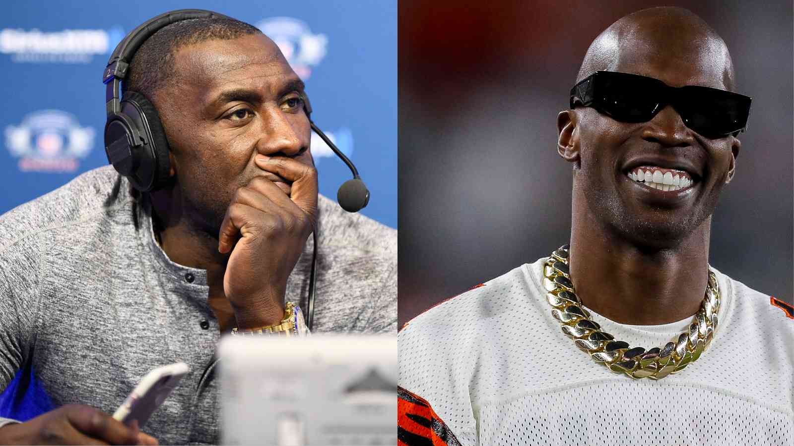 Shannon Sharpe gets into heated exchange with Chad Johnson on-air, fans draw similarities between his outburst and Skip Bayless’ attitude