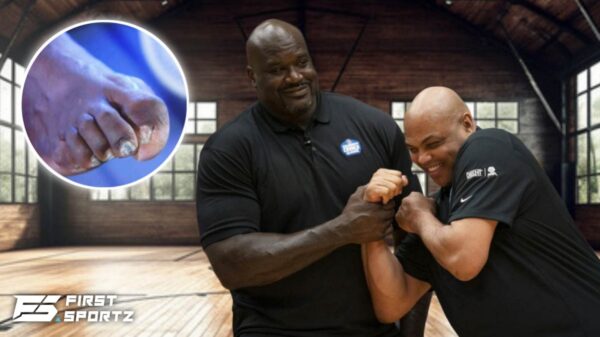 Shaquille O'Neal and Charles Barkley