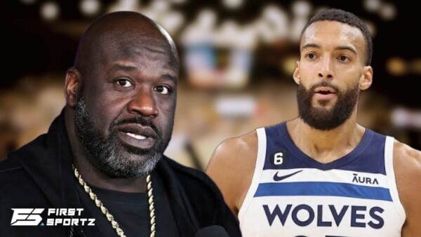 Shaquille O’Neal and Rudy Gobert