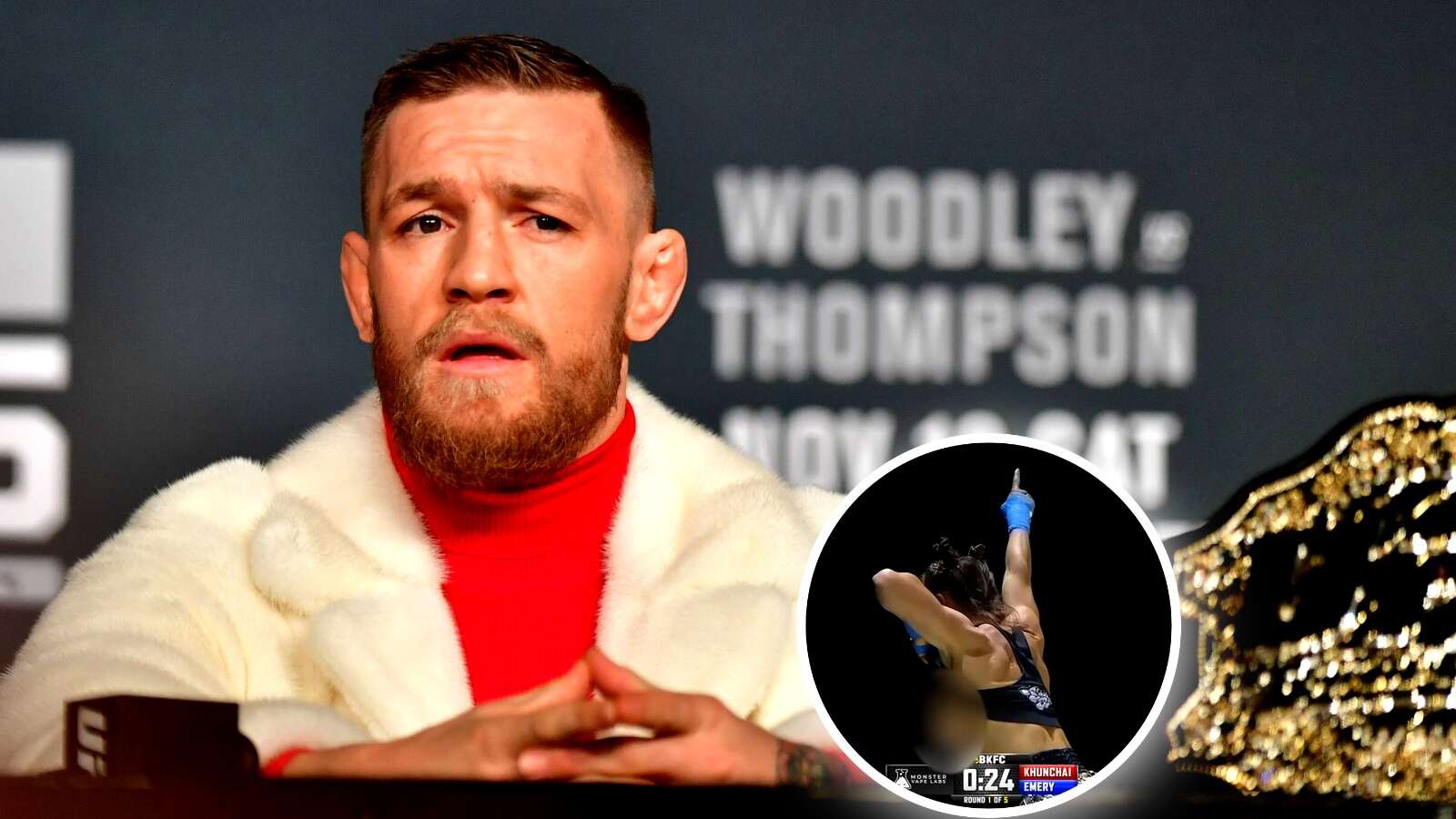 “I wouldn’t be naughty,” Female fighter promised Conor McGregor over naked celebration in front of Japan crowd