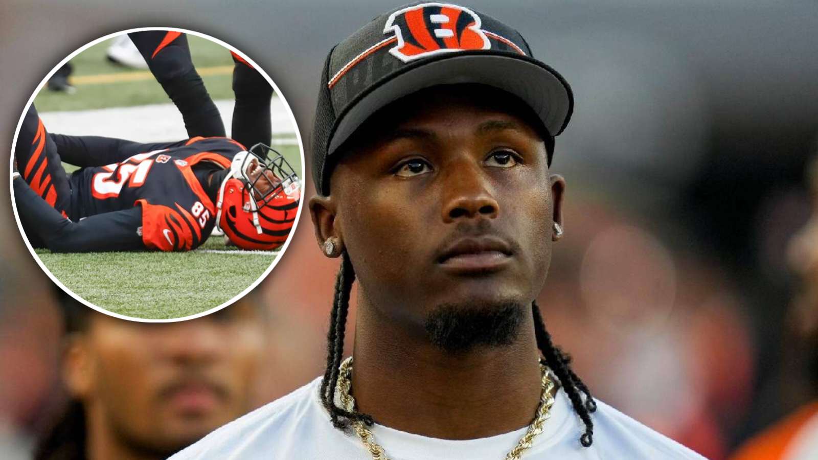 Tee Higgins’ mom drops brutal ‘F-bomb’ over Bengals fans accusing the WR of faking injury