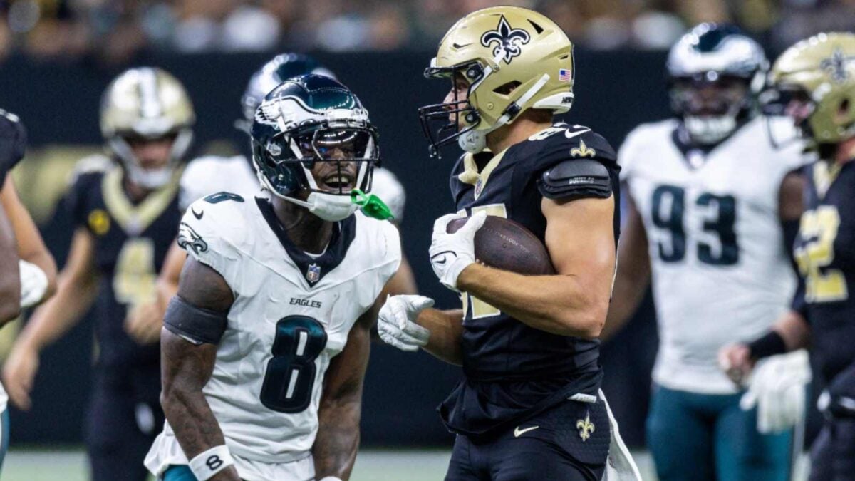 The Philadelphia Eagles defense stood their ground against the high-flying New Orleans Saints