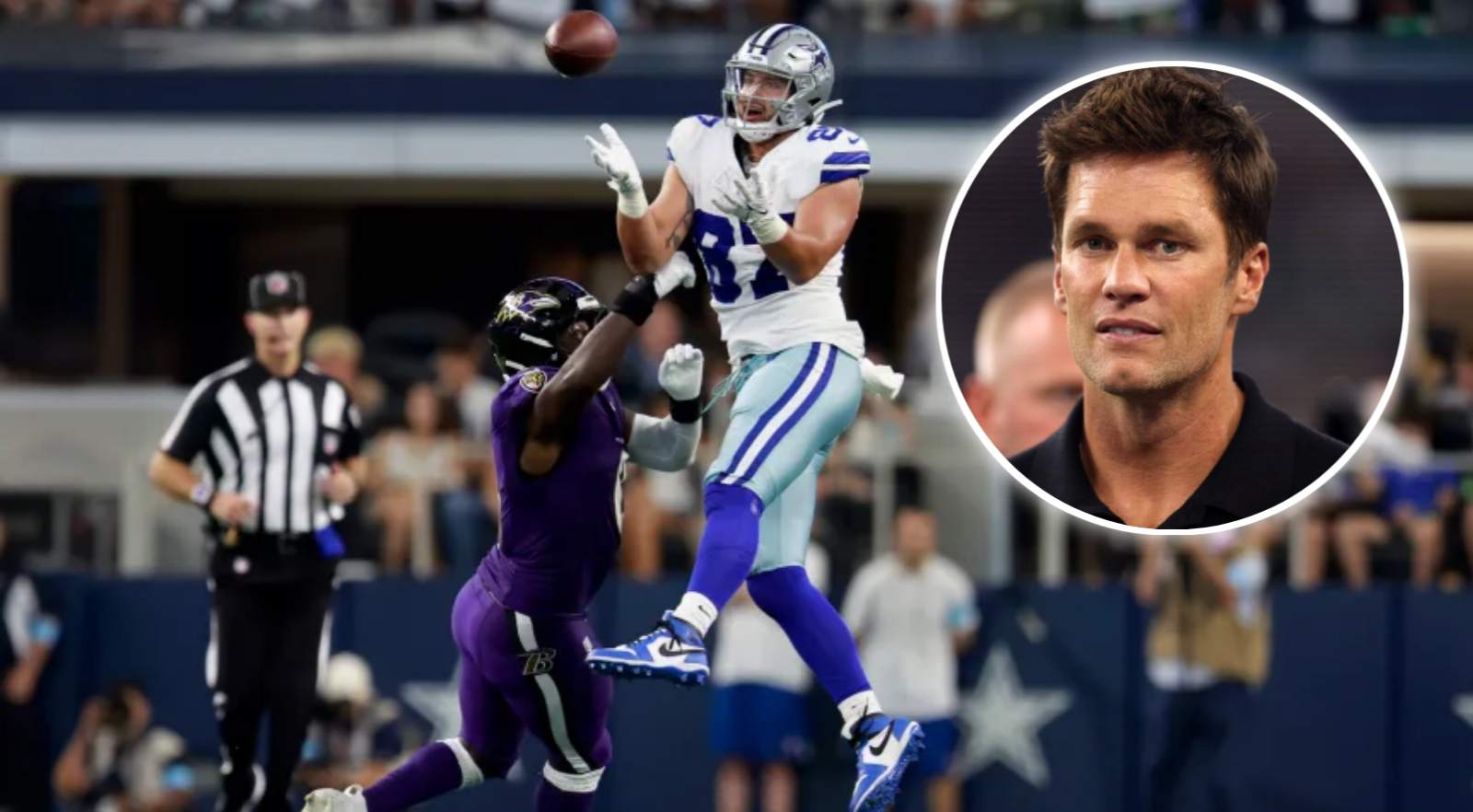 (Video) ‘Candid’ Tom Brady gets frustrated on air by Cowboys’ horror show against Ravens