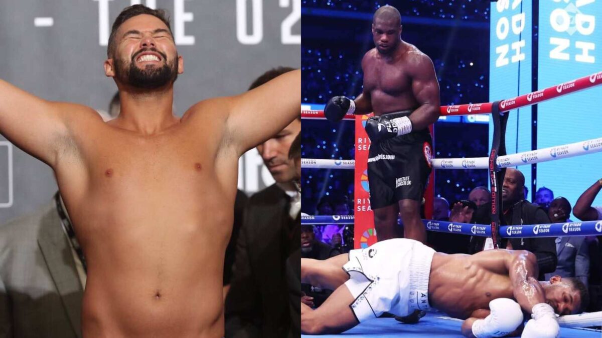 Tony Bellew reacts to Anthony Joshua's loss to Daniel Dubois