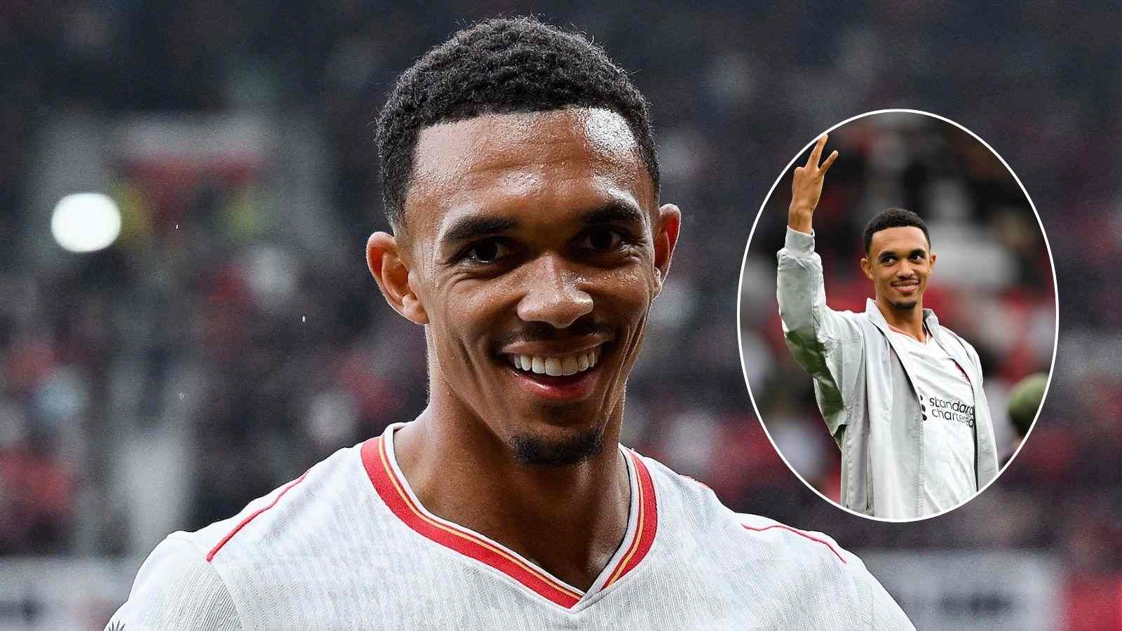 “Such a troll”- Fans laugh at Manchester United as Trent Alexander-Arnold reminds home fans of 3-0 score line following EMBARRASSING defeat at Old Trafford