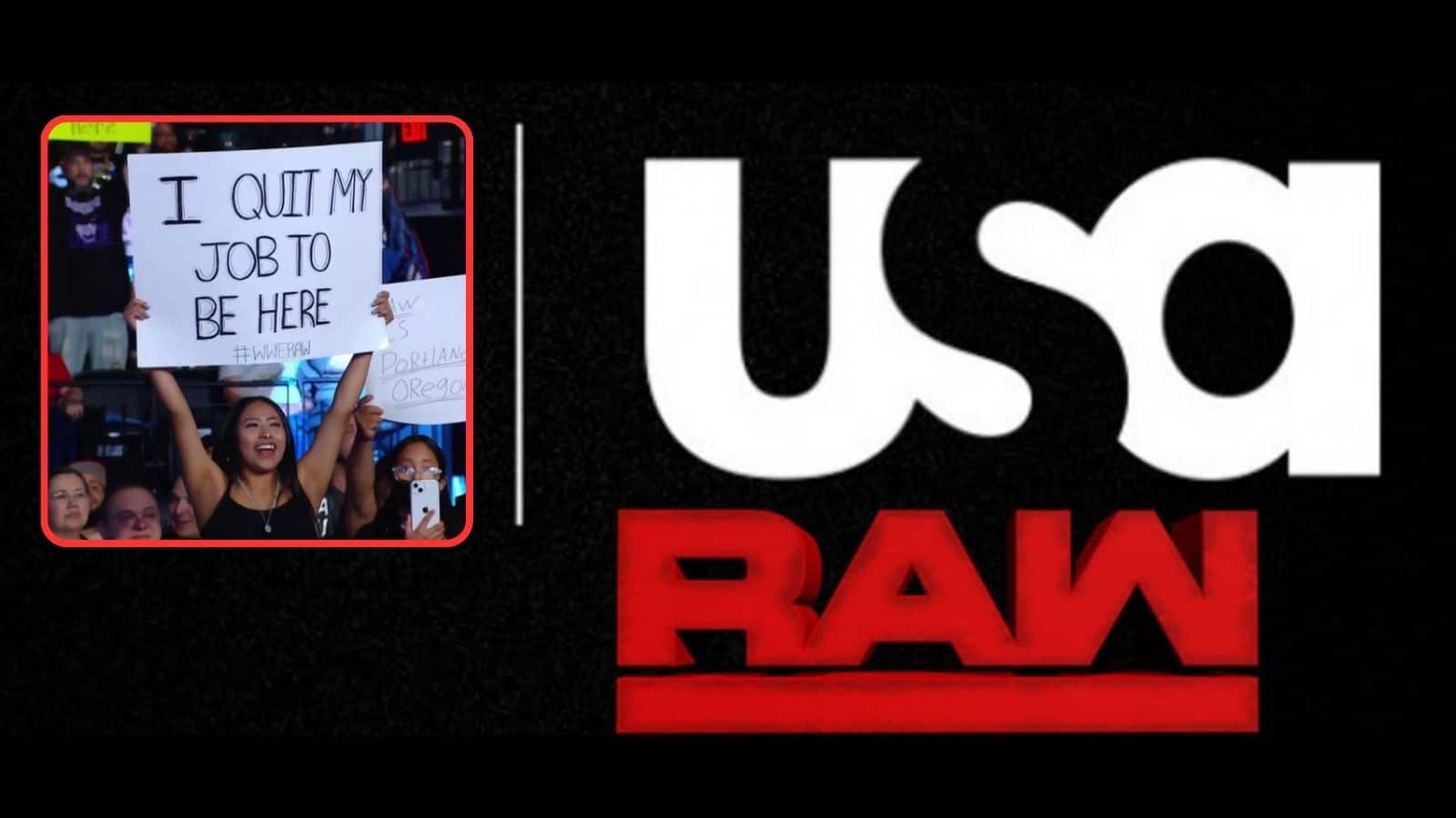 USA Network reacts to WWE fan claiming she quit her job to attend Raw