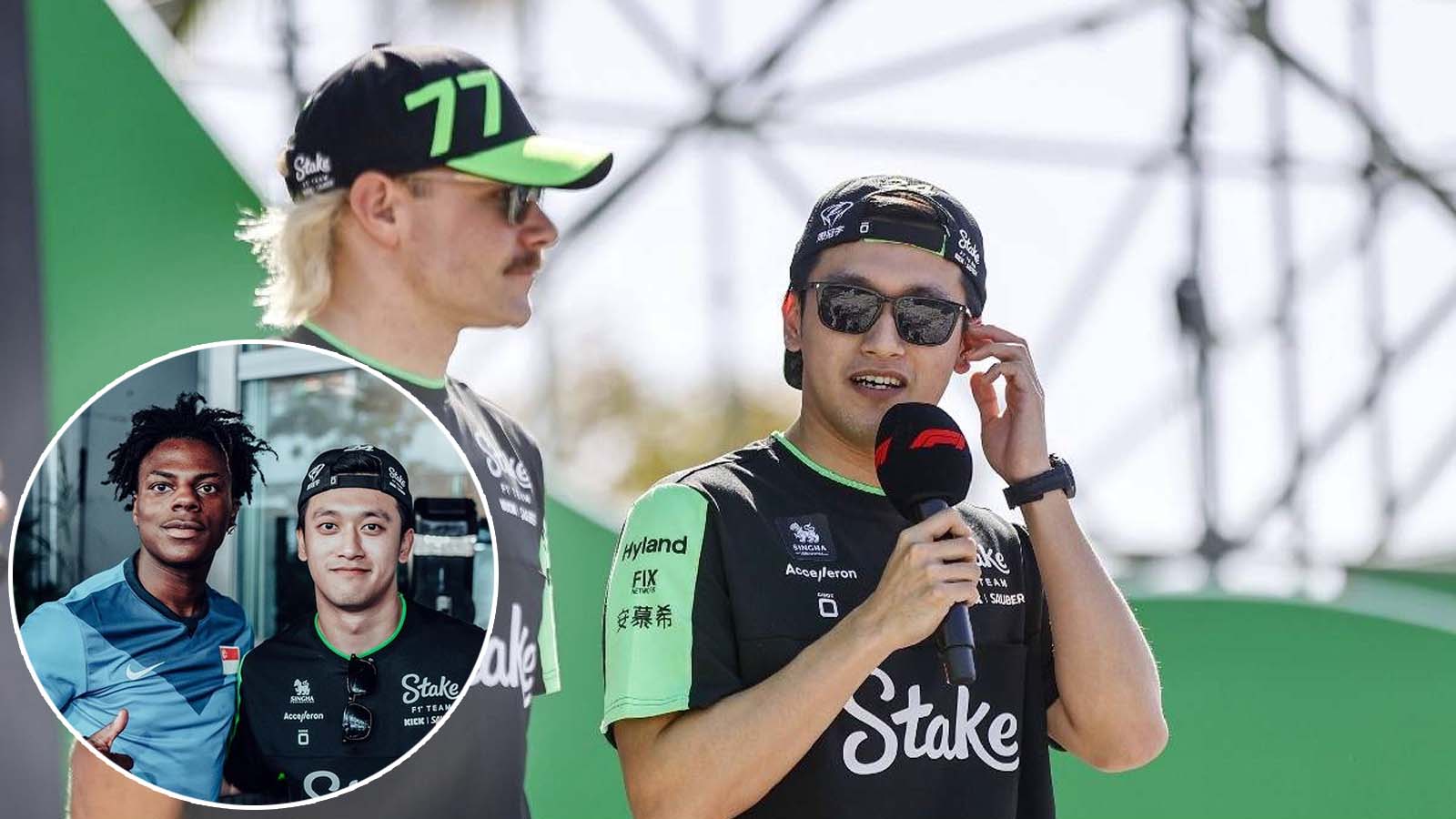 YouTube star IShowSpeed with 31 million subscribers spotted with Zhou Guanyu at F1 Singapore GP 