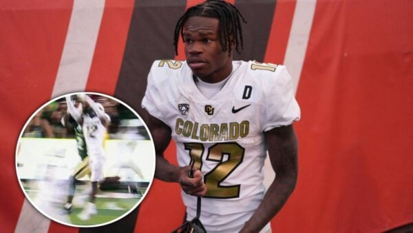 (Video) Dual threat? Travis Hunter flaunts his defensive skills by picking off CSU QB during 28-9 beatdown