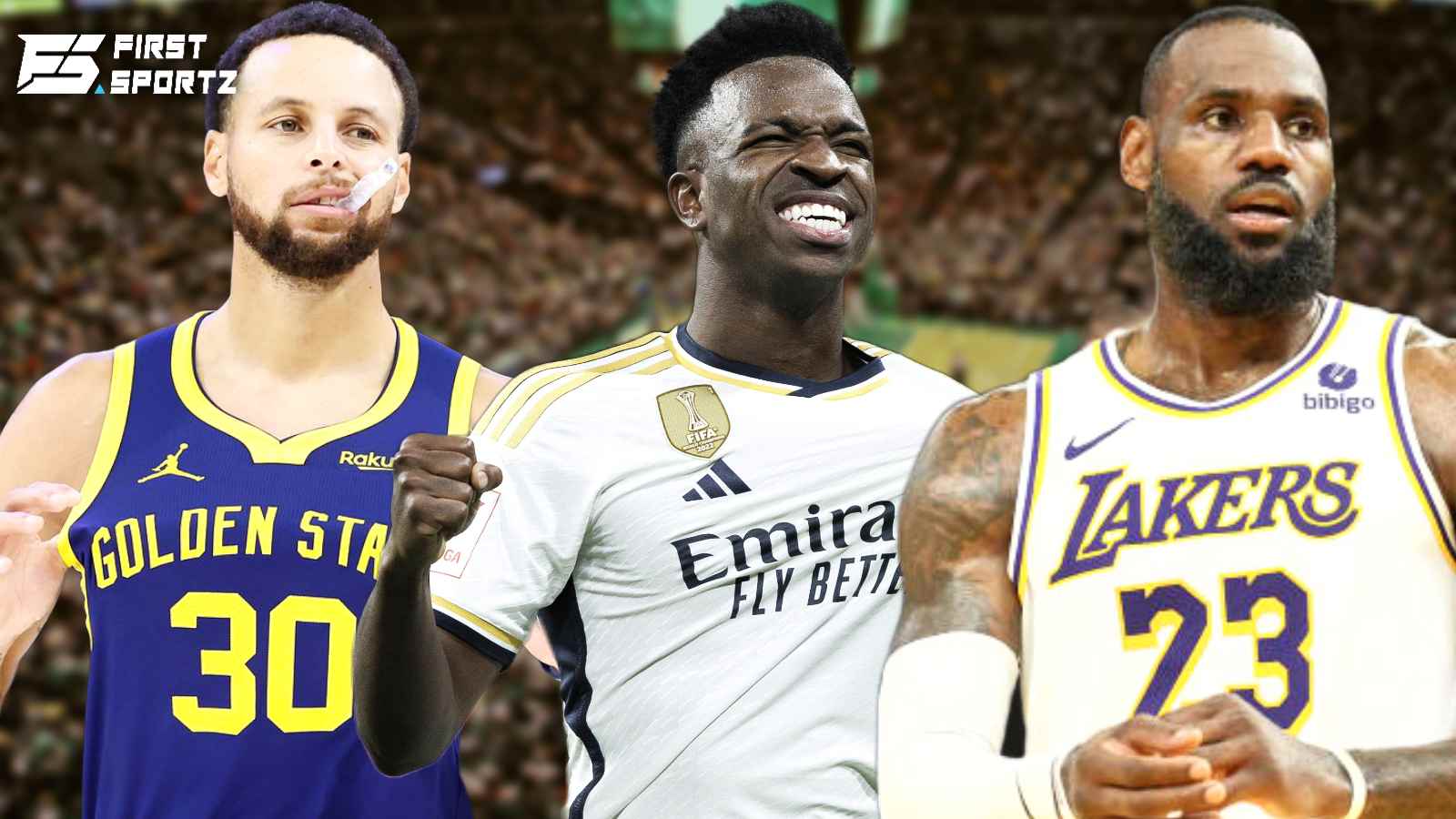 Soccer superstar Vinicius Junior shows off INSANE signed NBA jersey collection