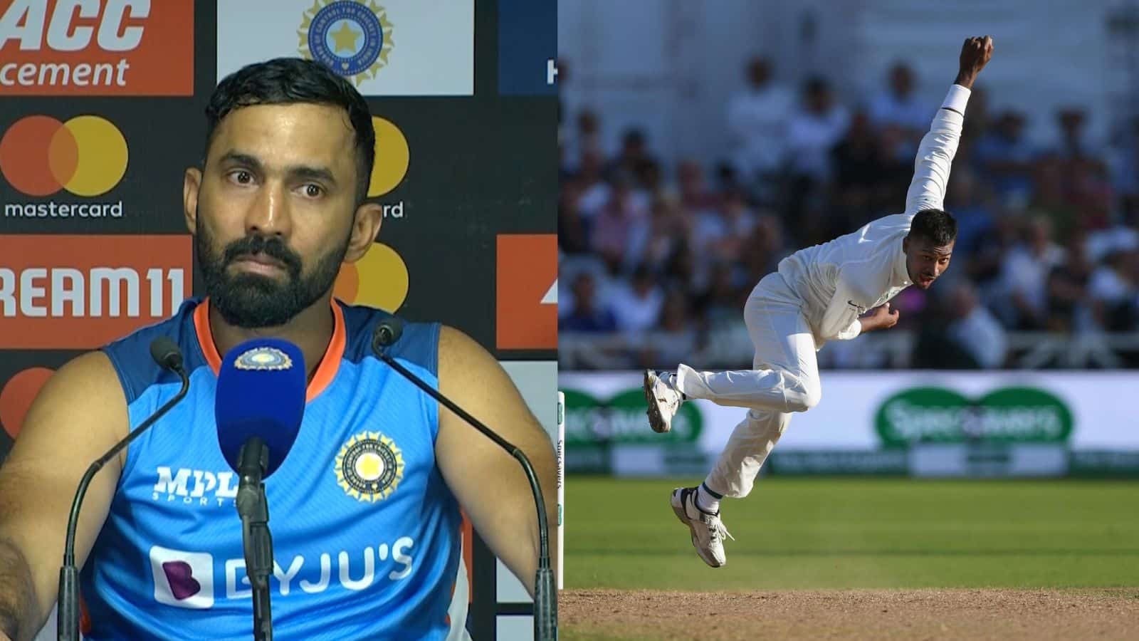 “Wow, that would be really good,” Dinesh Karthik talks about Hardik Pandya’s prospect of playing red-ball cricket