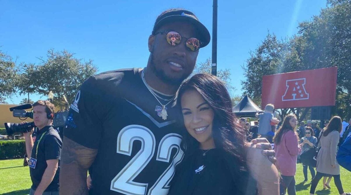 Adrianna Rivas and Derrick Henry