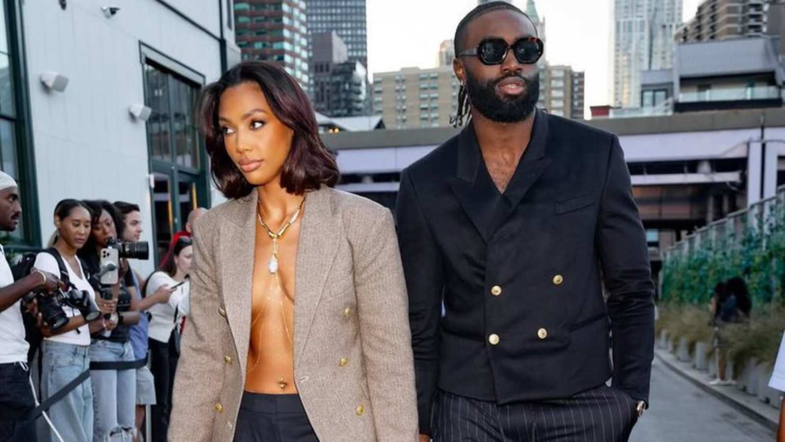 Kysre Gondrezick STUNS in ‘raunchy’ outfit alongside superstar beau Jaylen Brown