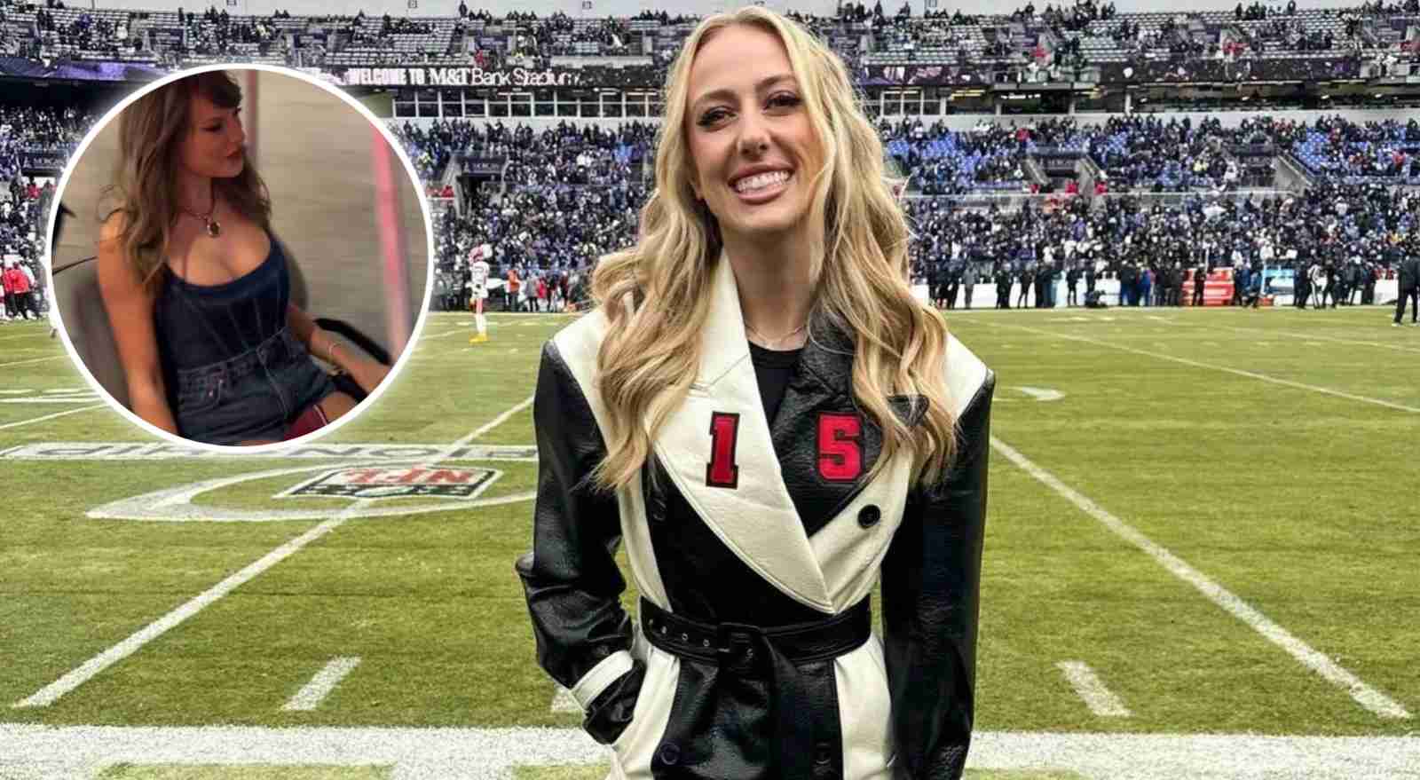 Days after Taylor Swift went VIRAL, Patrick Mahomes wife Brittany STUNS with red boots