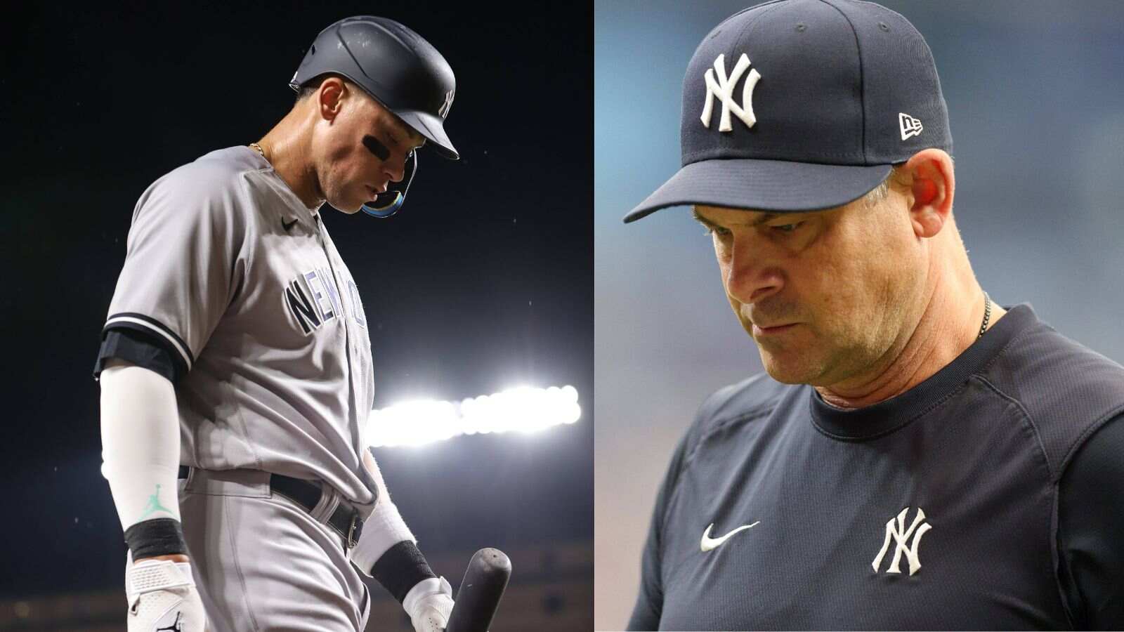 “We are officially COOKED” – Fans blame Aaron Boone and Aaron Judge for Game 2 loss against Dodgers