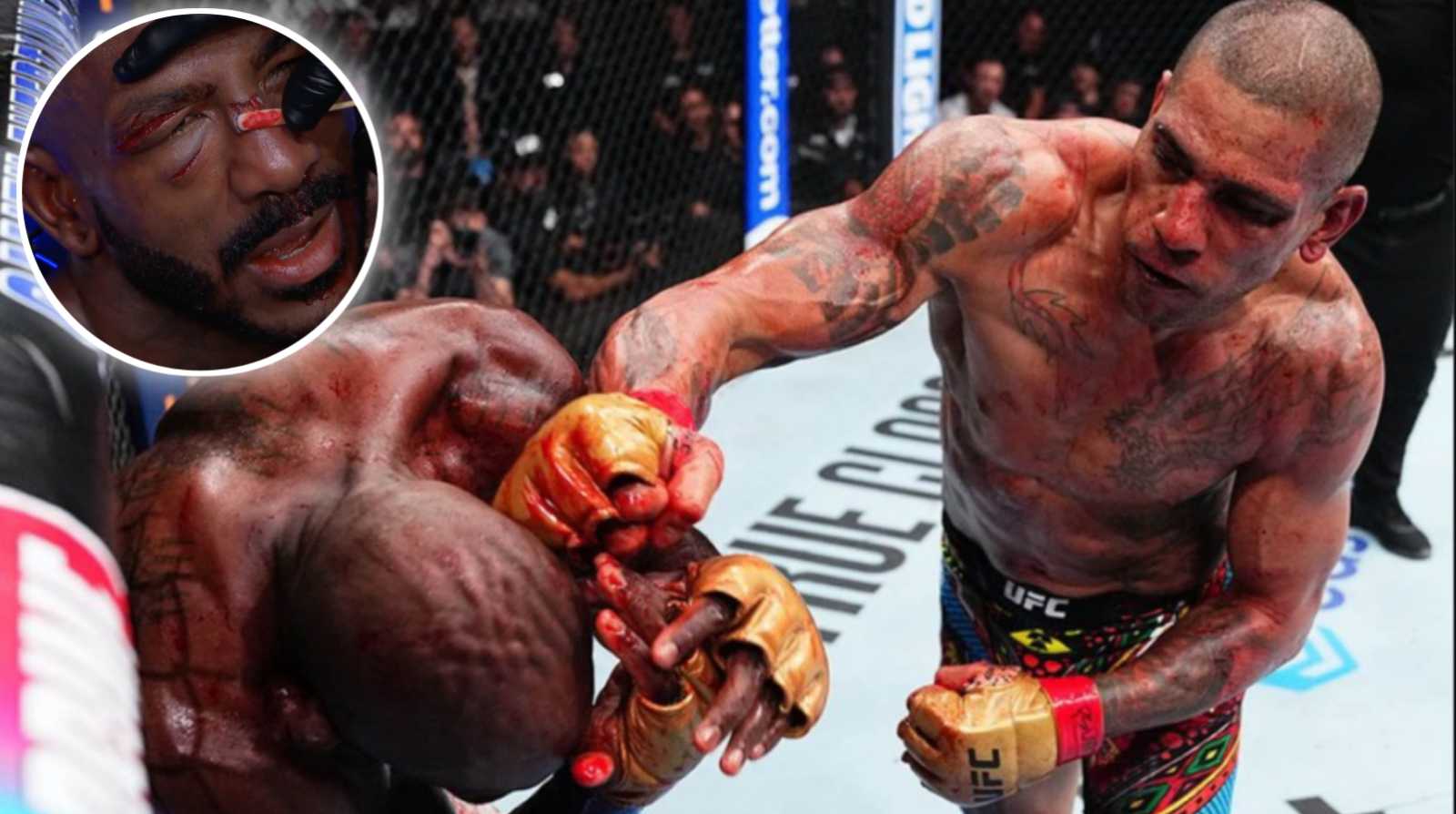 “Something is hanging off his face” – Internet EXPLODES as Alex Pereira disfigures Khalil Rountree’s face at UFC 307