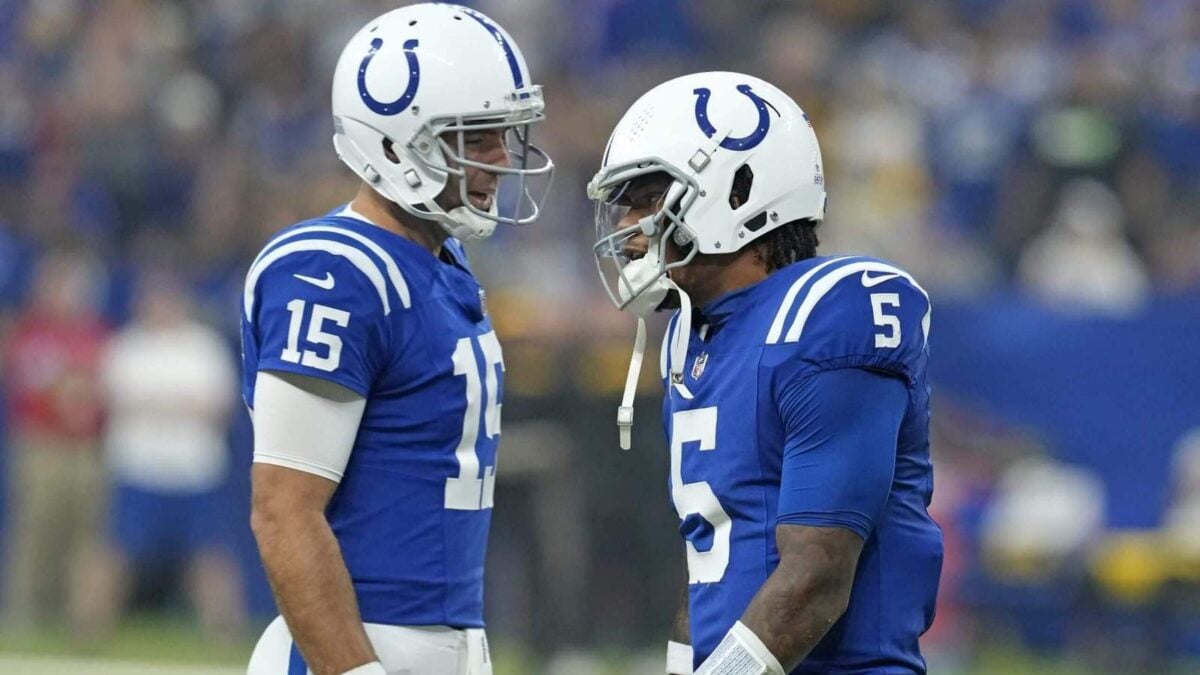 Anthony Richardson will now sit and learn while on the Indianapolis Colts bench