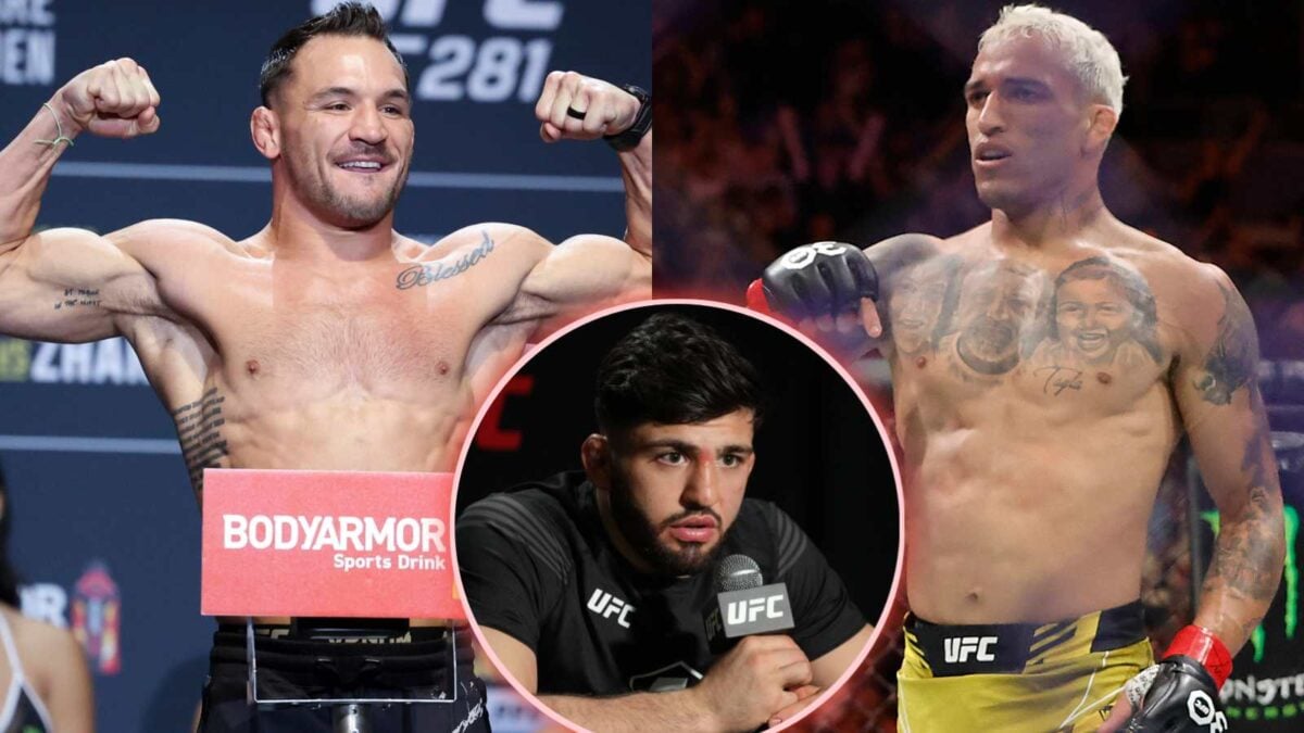 Arman Tsarukyan previews the upcoming fight between Michael Chandler and Charles Oliveira