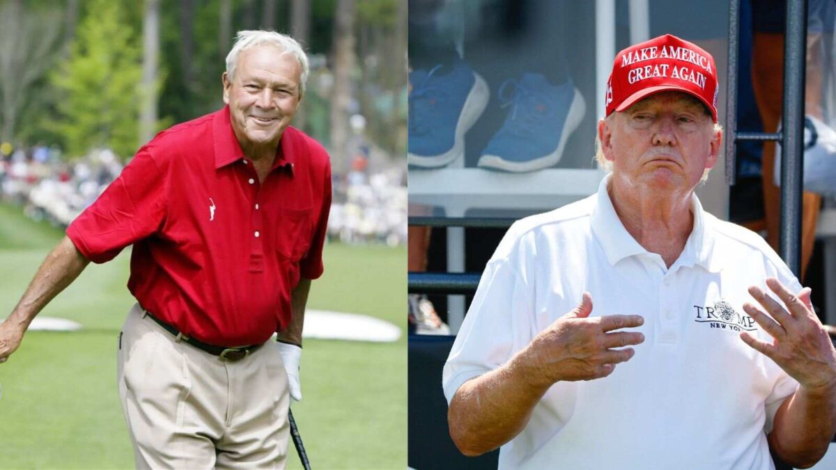 Arnold Palmer and Donald Trump