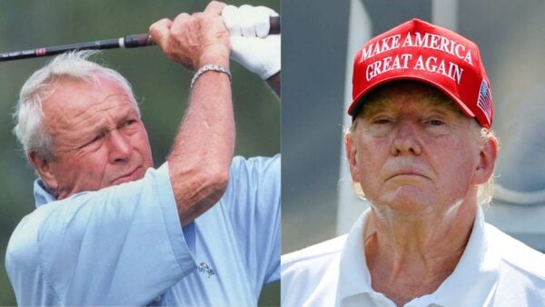 Arnold Palmer and Donald Trump