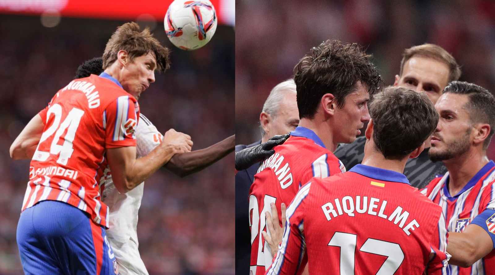 Atletico Madrid defender Robin Le Normand suffers traumatic brain injury in horror collision against Real Madrid 