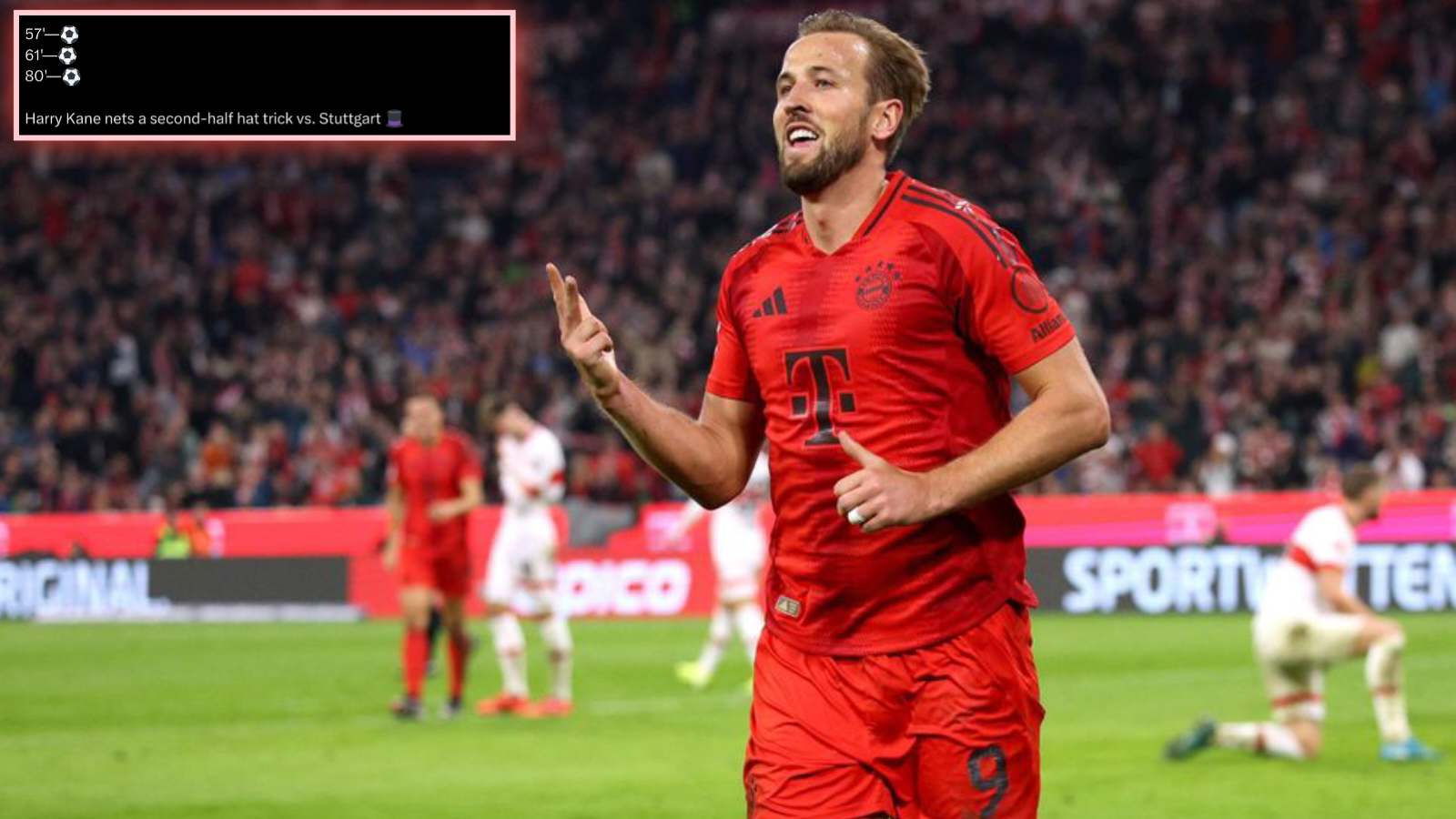 Harry Kane bags stunning second-half hat-trick as Bayern Munich claim 4-0 win in Bundesliga