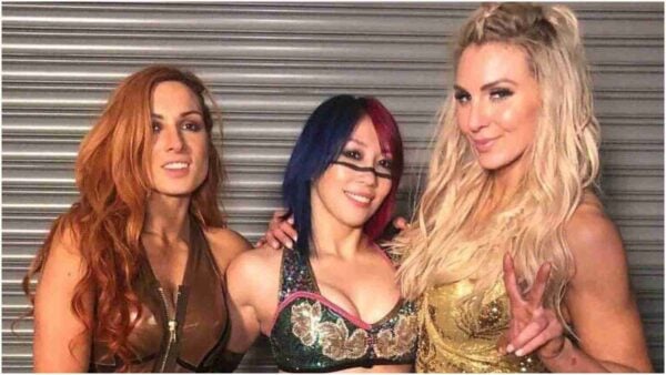 Becky Lynch, Asuka, and Charlotte Flair