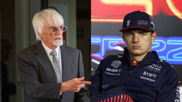 Bernie Ecclestone and Max Verstappen (via IMAGO)