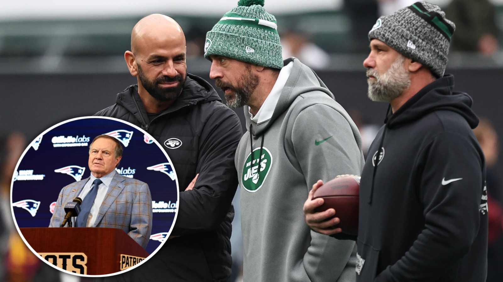 Bill Belichick accuses Jets owner Woody Johnson of pulling the “trigger” too early on Robert Saleh