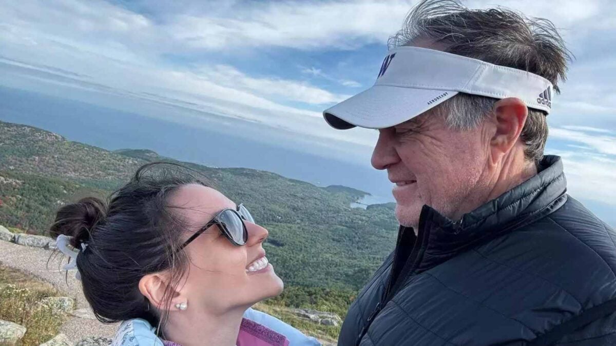 Bill Belichick with his girlfriend, Jordan Hudson