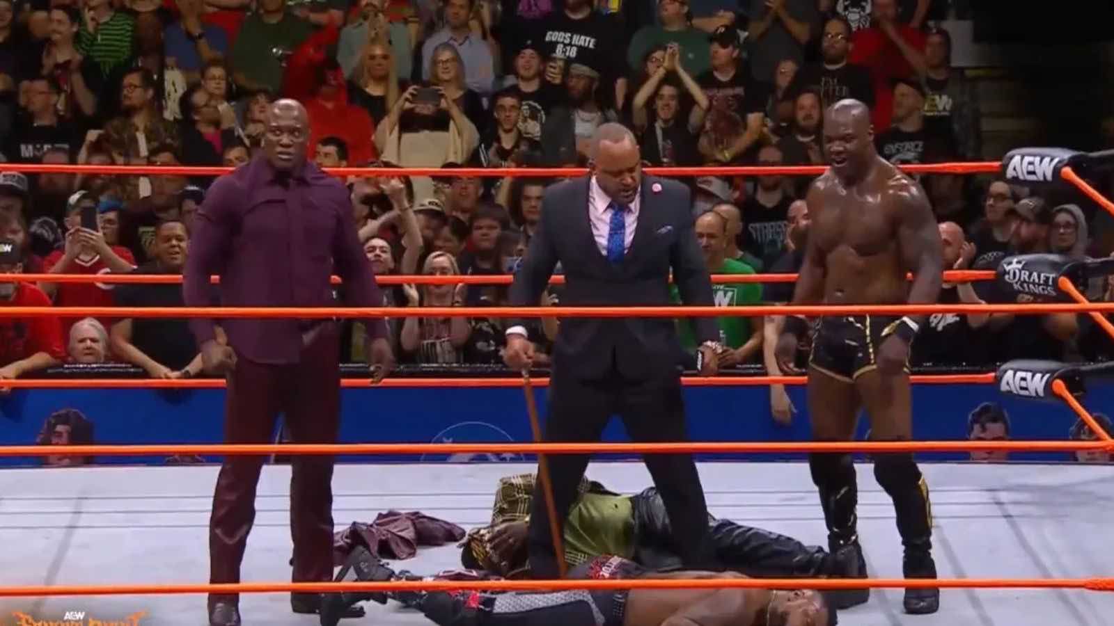 “HHH screwed up big time”- Wrestling fans go wild as Bobby Lashley finally makes his AEW debut and reunites with former Hurt Business members 