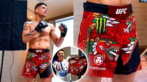 Brandon Moreno gets custom fight shorts ahead of UFC Edmonton event