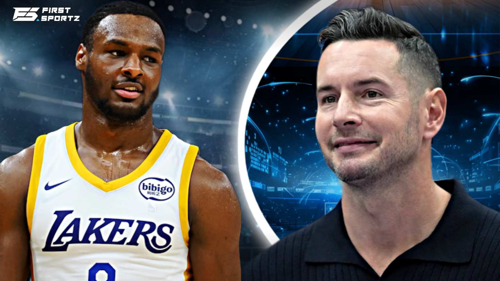 JJ Redick praised for ‘amazing vibes’ as Lakers coach by rookie Bronny James