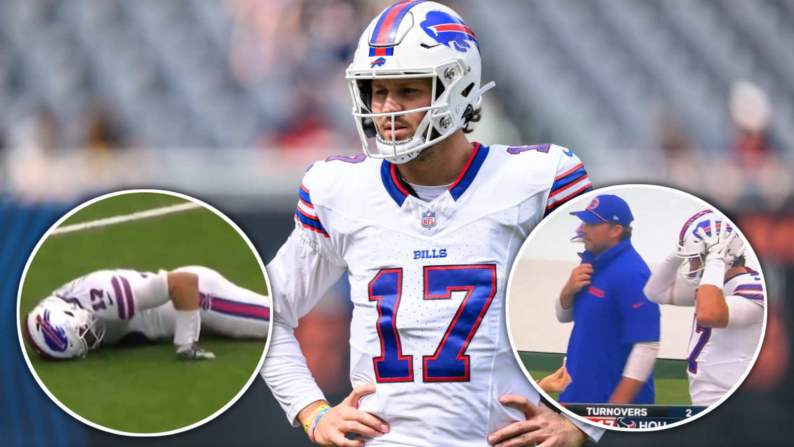 “Tua saying hold up!” – Josh Allen returning to game after alleged concussion has fans fuming at NFL rules