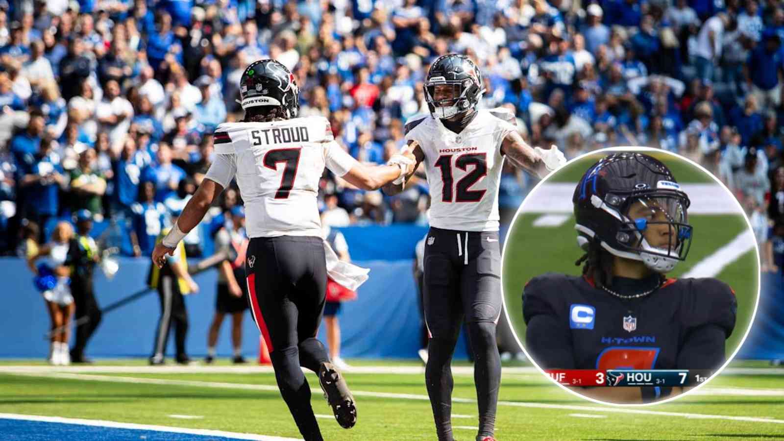 (Video) ‘Savage’ CJ Stroud’s ultra-cold celebration after connecting with Nico Collins for a 67 yards TD against Bills goes viral