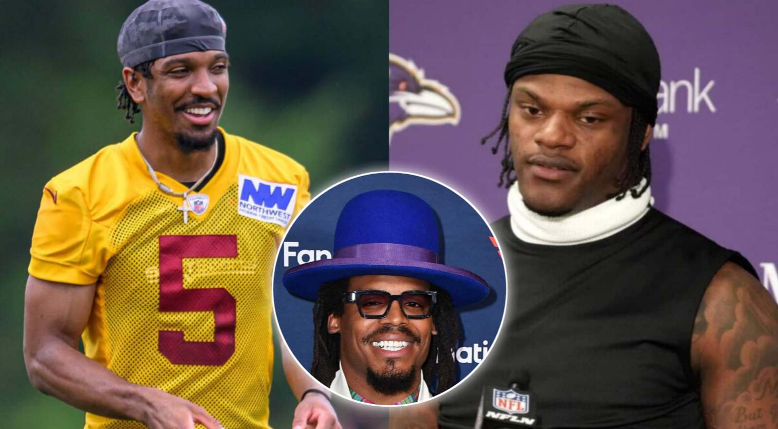 Cam Newton urges analysts to put a full stop to ‘bizarre’ Lamar Jackson and rookie Jayden Daniels comparisons